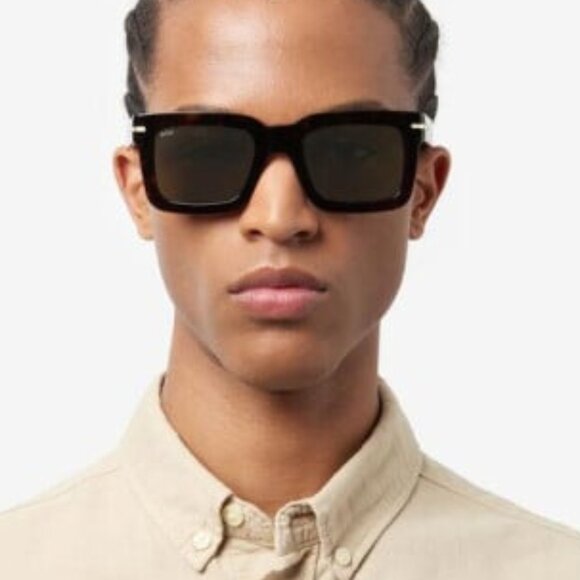 Hugo BOSS 1501/S 0807 7Y Sunglasses Black Square Frame, Blue Lenses - Picture 8 of 12